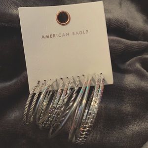 American Eagle hoop earrings